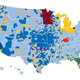 Illustration for article titled Facebook Data Give Us The Best Fandom Map of the NCAA Tournament